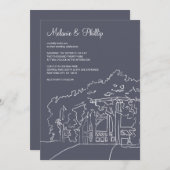 コプコットセントラルパーク結婚ズ 招待状 (正面/裏面)