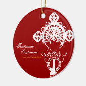 コプトの十字のオーナメント セラミックオーナメント (左)