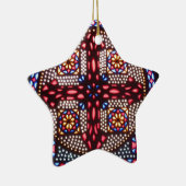 コプトの十字のカラフルおよび美しい セラミックオーナメント (右)