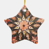 コプトの十字のカラフルおよび美しい セラミックオーナメント (裏面)