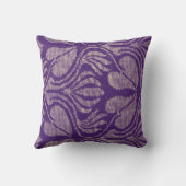 コプト刺しゅう模様 – 紫葉の模様 クッション (裏面)