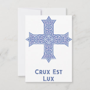 コプト十字架 Crux Est Lux 聖なるカード サンキューカード