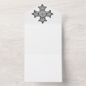 コプト十字 オールインワン招待状 (内側)