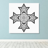 コプト十字 キャンバスプリント (インサイチュ (ウッドフロア))