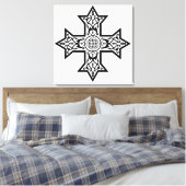 コプト十字 キャンバスプリント (インサイチュ (寝室))