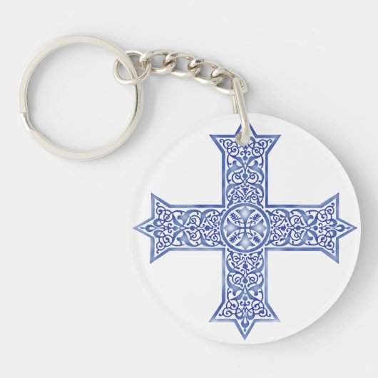 コプト十字 キーホルダー (正面)