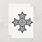 コプト十字 サンキューカード (正面/裏面)