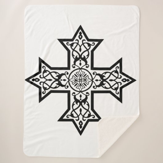 コプト十字 シェルパブランケット (正面)