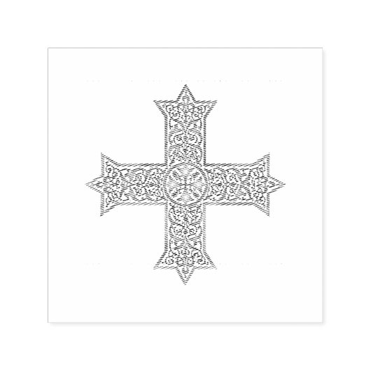 コプト十字 セルフインキングスタンプ (デザイン)