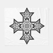 コプト十字 フリースブランケット (正面(横))