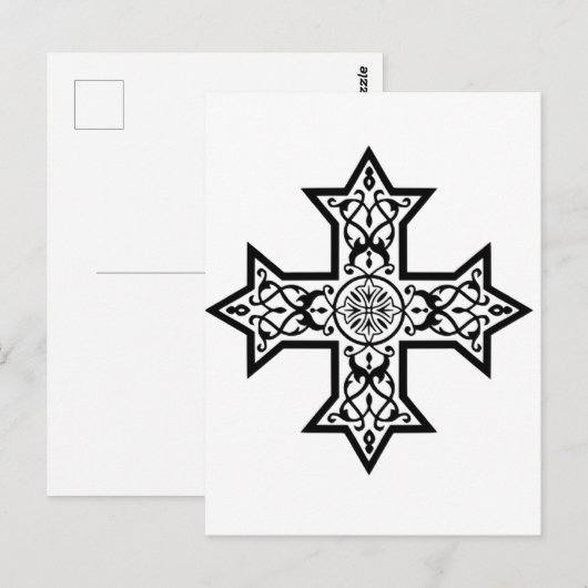 コプト十字 ポストカード (正面/裏面)
