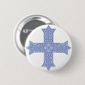 コプト十字 缶バッジ (正面&裏面)