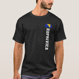 コプリビカボスニア国旗の姓のコート腕のエンブレム Tシャツ