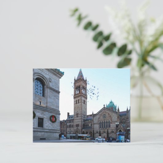 コプリースクエアボストンマサチューセッツ州はがき シーズンポストカード (スタンド正面)