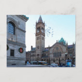 コプリースクエアボストンマサチューセッツ州はがき シーズンポストカード (正面)