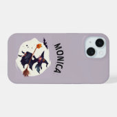 コベンクラブ魔女紫ハロウィン iPhone 15ケース (裏面横)