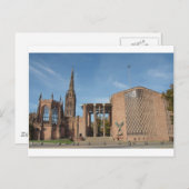 コベントリーの聖マイケル大聖堂の廃墟 ポストカード (正面/裏面)