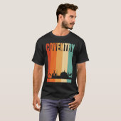 コベントリー市街のスカイライン Tシャツ (正面フル)