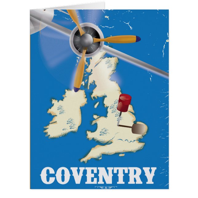 コベントリー ビンテージ トラベル ポスター (正面)