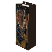 コペトゥア王と乞食のメイド（Burne-Jones著） ワインギフトバッグ (裏面アングル)