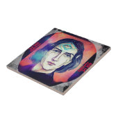 コペルニクスaファイア小妖精や小人の高いぬれ タイル (側面)