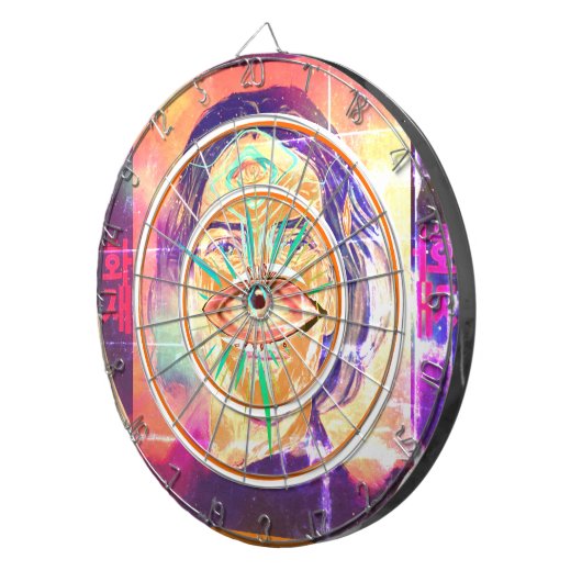 コペルニクスaファイア小妖精や小人の高いぬれ ダーツボード (正面右)