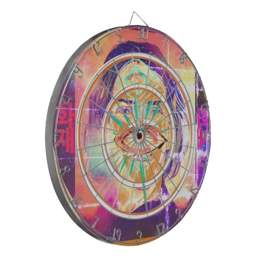 コペルニクスaファイア小妖精や小人の高いぬれ ダーツボード (正面左)