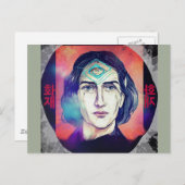 コペルニクスaファイア小妖精や小人の高いぬれ ポストカード (正面/裏面)