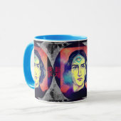 コペルニクスaファイア小妖精や小人の高いぬれ マグカップ (正面左)