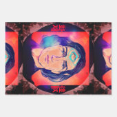 コペルニクスaファイア小妖精や小人の高いぬれ ラッピングペーパーシート (正面)