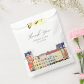 コペンハーグ結婚ンのパーソナライズされた写真賛成バッグ フェイバーバッグ (封をした状態)