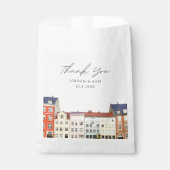 コペンハーグ結婚ンのパーソナライズされた写真賛成バッグ フェイバーバッグ (正面)