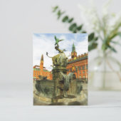 コペンハーゲンのドラゴンファウンテン ポストカード (スタンド正面)