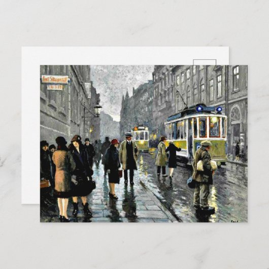 コペンハーゲンのブレジ絵画ードだ ポストカード (正面/裏面)