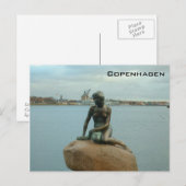 コペンハーゲンの人魚 ポストカード (正面/裏面)