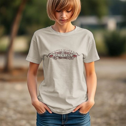 コペンハーゲンの女性 トライブレンドＴシャツ