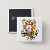 コペンハーゲンの紋章 缶バッジ (正面&裏面)