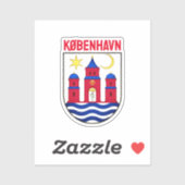 コペンハーゲンの紋章 – DENMARK シール (シート)