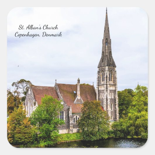 コペンハーゲンの聖アルバン教会 スクエアシール (正面)