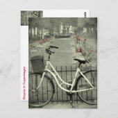 コペンハーゲンの自転車 ポストカード (正面/裏面)