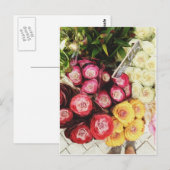 コペンハーゲンの虹の花 ポストカード (正面/裏面)