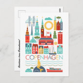 コペンハーゲンはがき ポストカード (正面/裏面)