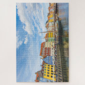 コペンハーゲンオールドタウンカラフルハウシズシーニックトラベル ジグソーパズル (縦)