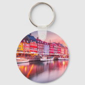 コペンハーゲンサンライズニャーブン、デンマーク キーホルダー (正面)