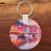 コペンハーゲンサンライズニャーブン、デンマーク キーホルダー (裏面)