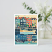 コペンハーゲンシティデンマークヴィンテージトラベル ポストカード (スタンド正面)