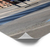 コペンハーゲンシティホール反射 ポスター (角)