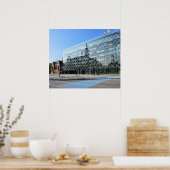 コペンハーゲンシティホール反射 ポスター (キッチン)