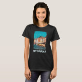 コペンハーゲンシティーコペンハーゲン Tシャツ (正面フル)