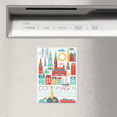 コペンハーゲンスカンジ冷凍機磁石 マグネット (インサイチュ (食洗機))